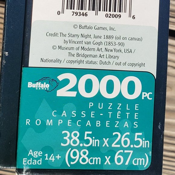 The Starry Night by Van Gogh - 2000 Piece Puzzle - Picture 3 of 4